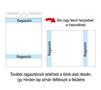 Self-adhesive notepad, 762x635 mm, 2x30 sheets, STICK N, white